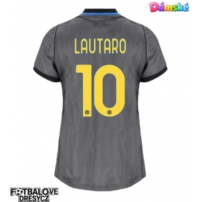 Inter Milan Lautaro Martinez #10 Dámské Alternativní Dres 2026-27 Krátký Rukáv Inter Milan Lautaro Martinez #10 Dámské Alternativní Dres 2026-27 Krátký Rukáv